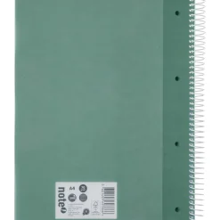 Caderno Espiral A4 Pautado 100 Folhas 70g Verde Escuro Note!