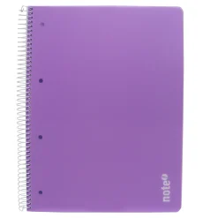 Caderno Espiral A4 Pautado (várias cores)