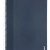 Caderno Espiral A4 Quadriculado Capa Dura Azul Escuro