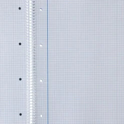 Caderno Espiral A4 Quadriculado 100 Folhas 70g Azul Claro Note!