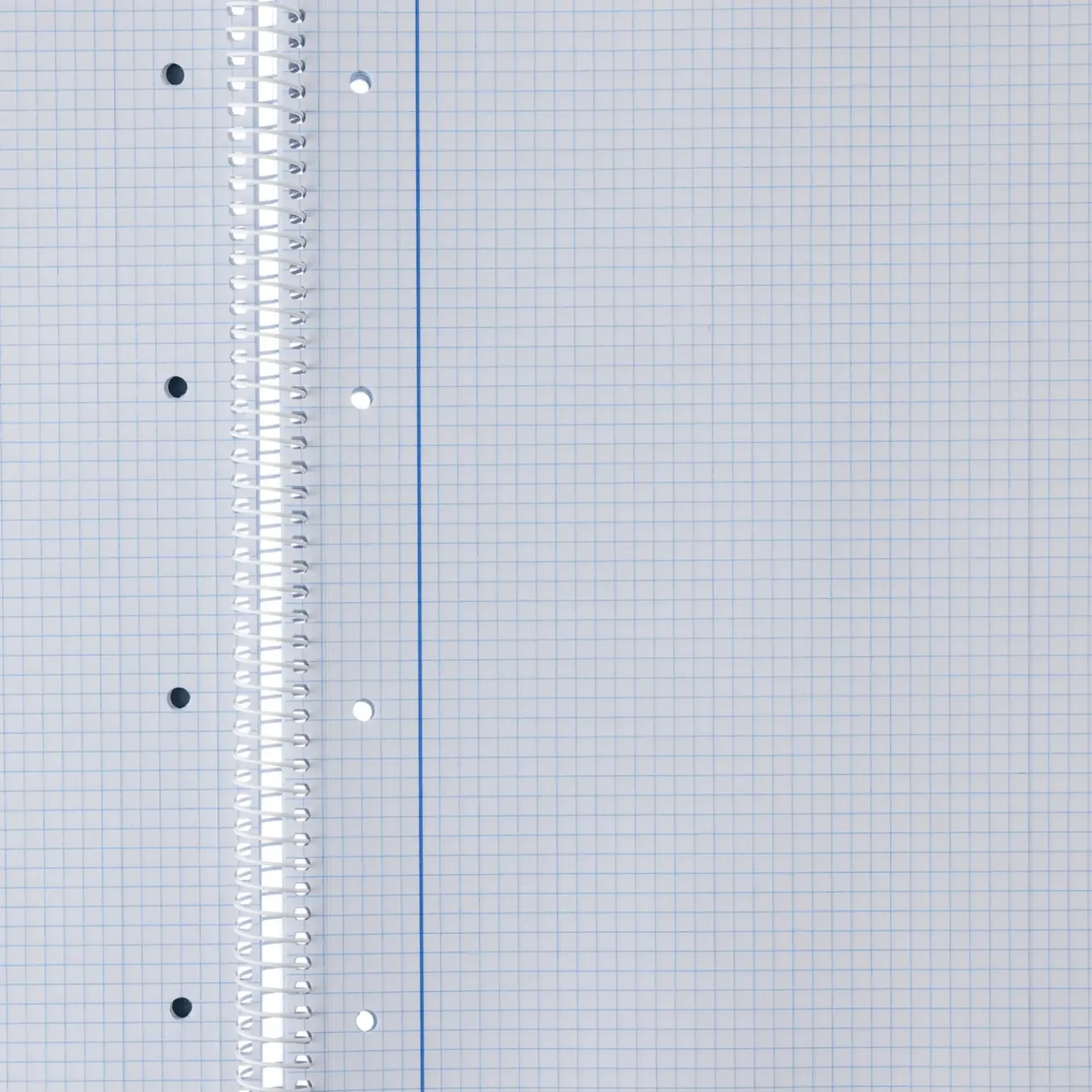 Caderno Espiral A4 Quadriculado 100 Folhas 70g Azul Claro Note!