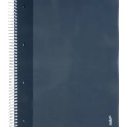 Caderno Espiral A4 Quadriculado 100 Folhas 70g Azul Escuro Note!