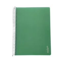 Caderno Espiral A4 Quadriculado 100Folhas 70G Verde Note!