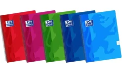 Caderno Espiral A4 Quadriculado 50 Folhas Pautado Oxford (artigo sortido)