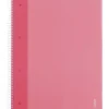 Caderno Espiral A4 Quadriculado Rosa