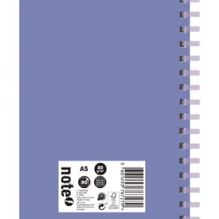 Caderno Espiral A5 Soft 80 Folhas 80G Quadriculado Note!