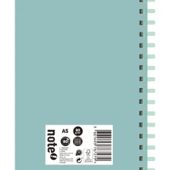 Caderno Espiral A5 Soft 80 Folhas 80G Quadriculado Note!