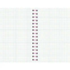 Caderno Espiral A5 Soft 80 Folhas 80G Quadriculado Note!