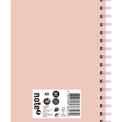 Caderno Espiral A5 Soft 80 Folhas 80G Quadriculado Note!