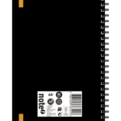 Caderno Espiral A4 Soft 80 Folhas 80G Quadriculado Note!