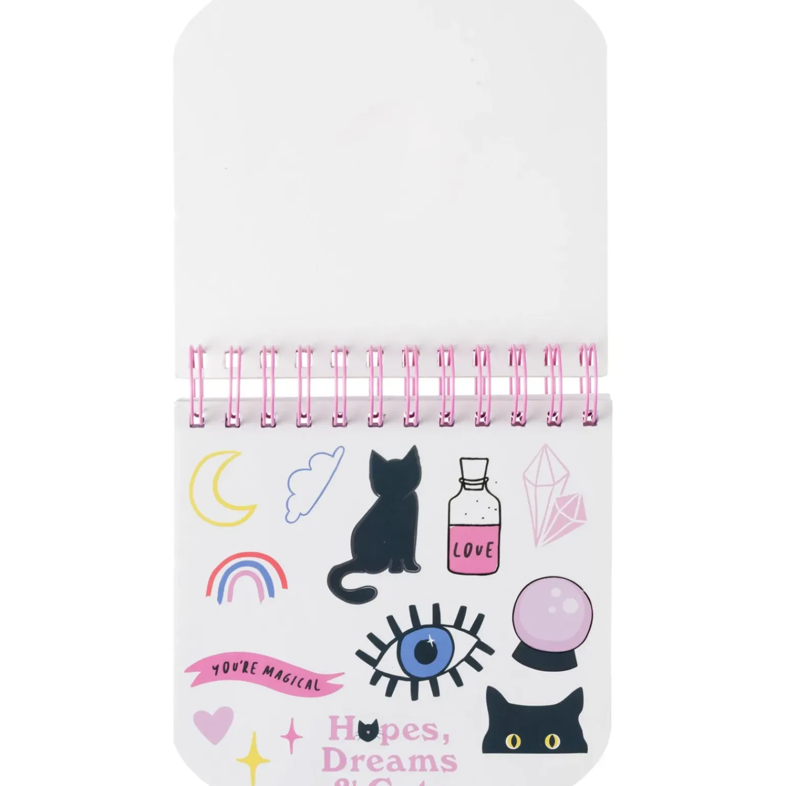 Caderno 80 Folhas Eye Pink Magic
