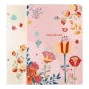 Caderno Gift A5 Capa Dura Liso 48 Folhas Flowers