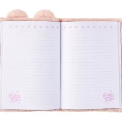 Caderno Gift A5 80 Folhas Peluche Gata Amarela