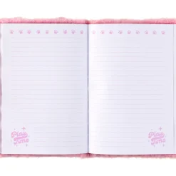 Caderno Gift A5 80 Folhas Peluche Gata Rosa