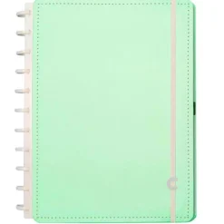 Caderno Grande Verde Pastel
