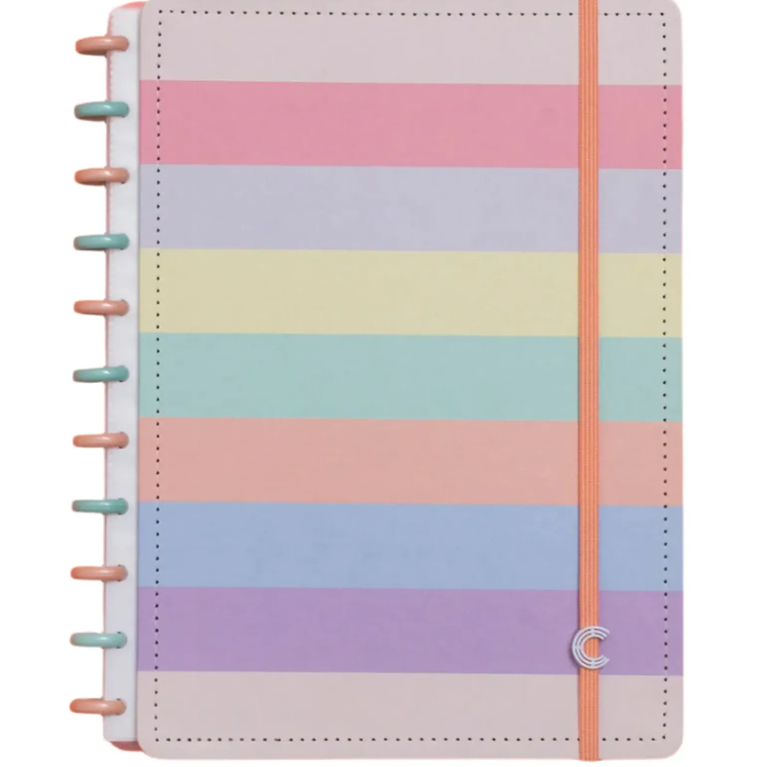 Caderno Inteligente A4 Arco-Íris Pastel