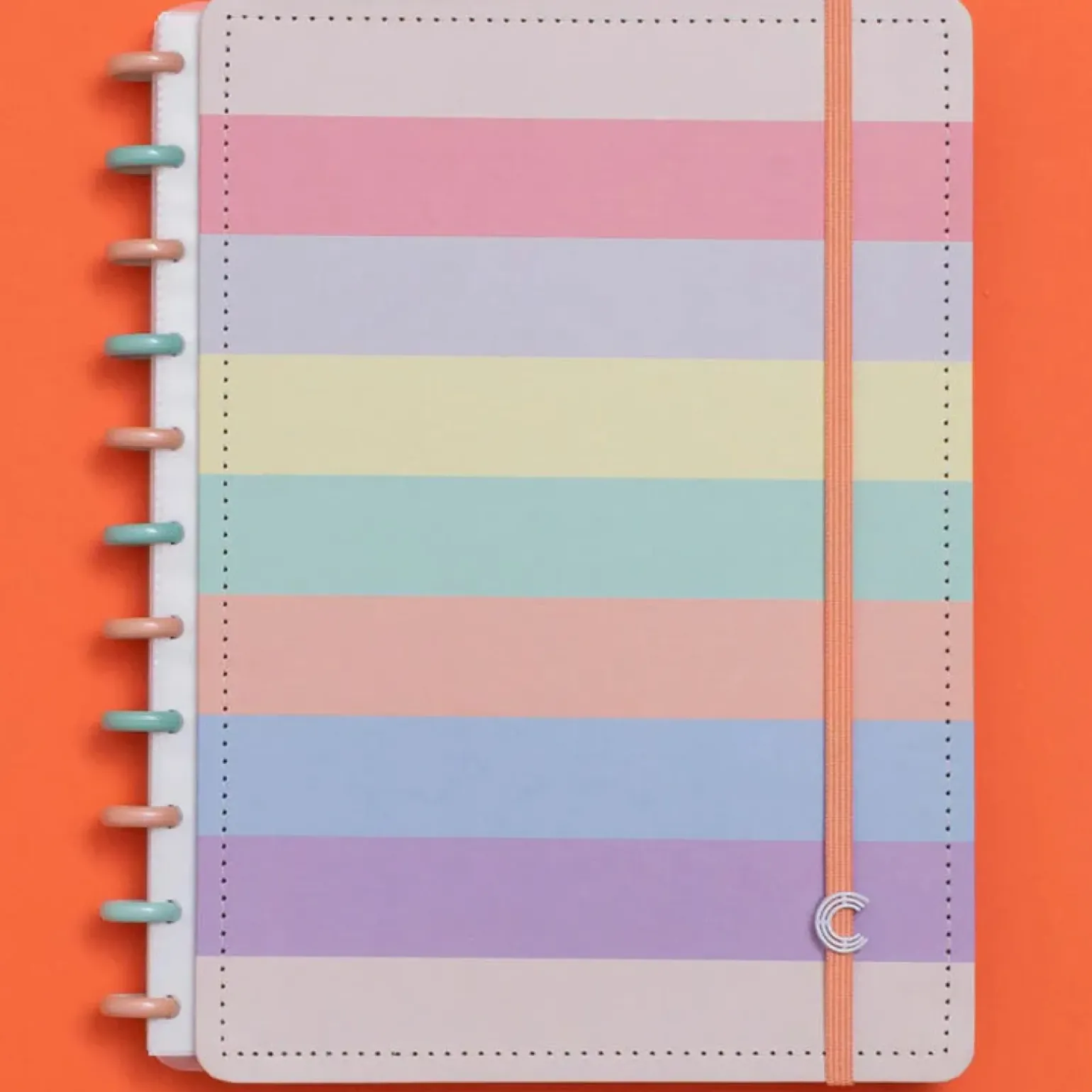 Caderno Inteligente A4 Arco-Íris Pastel