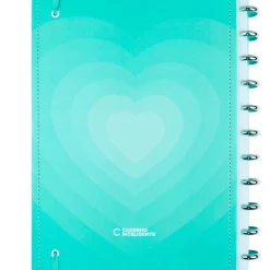 Caderno Inteligente A4 Azul Turquesa Love