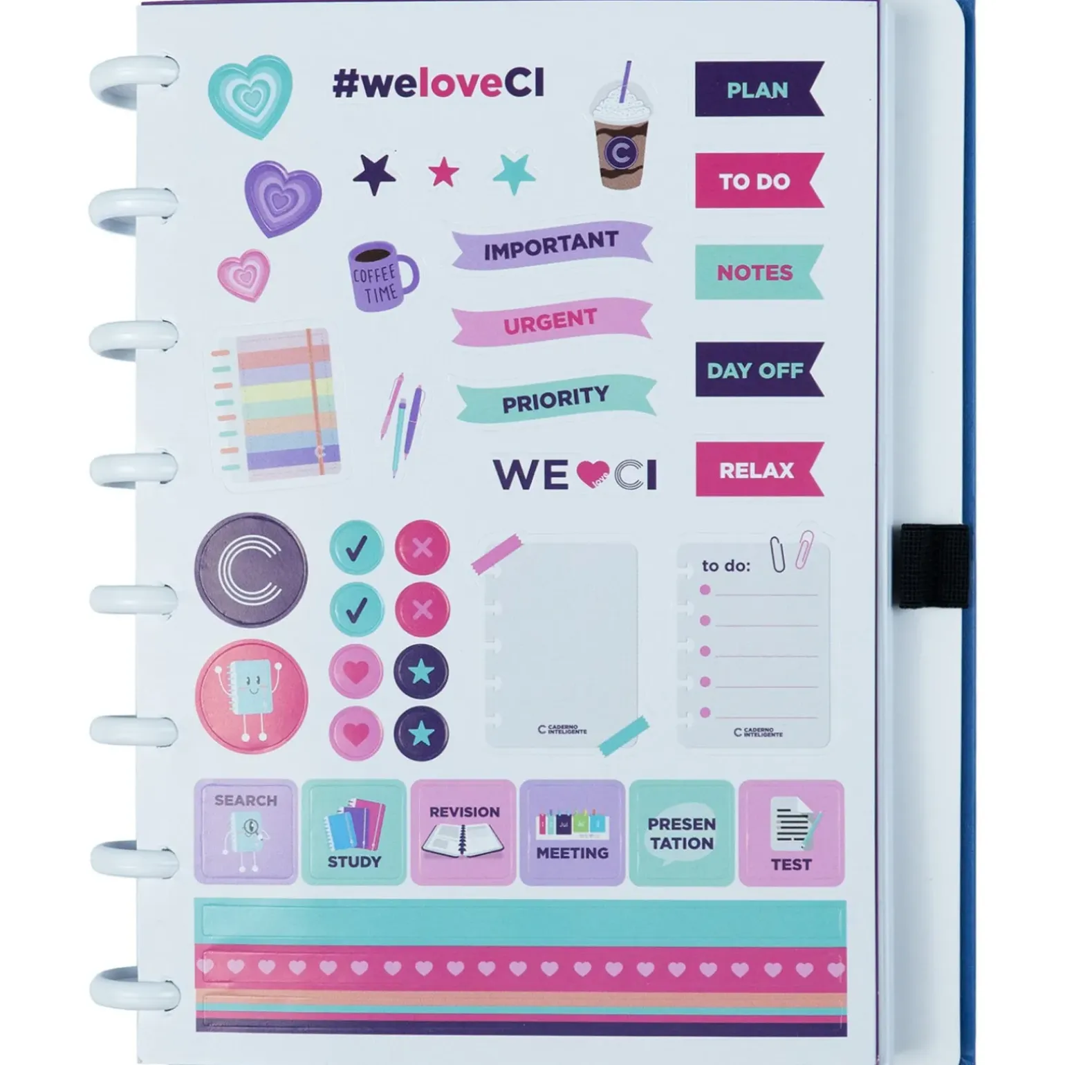 Caderno Inteligente A5 Premier Azul CI
