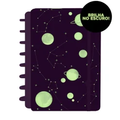 Caderno Inteligente A5 Purple Galaxy Gocase