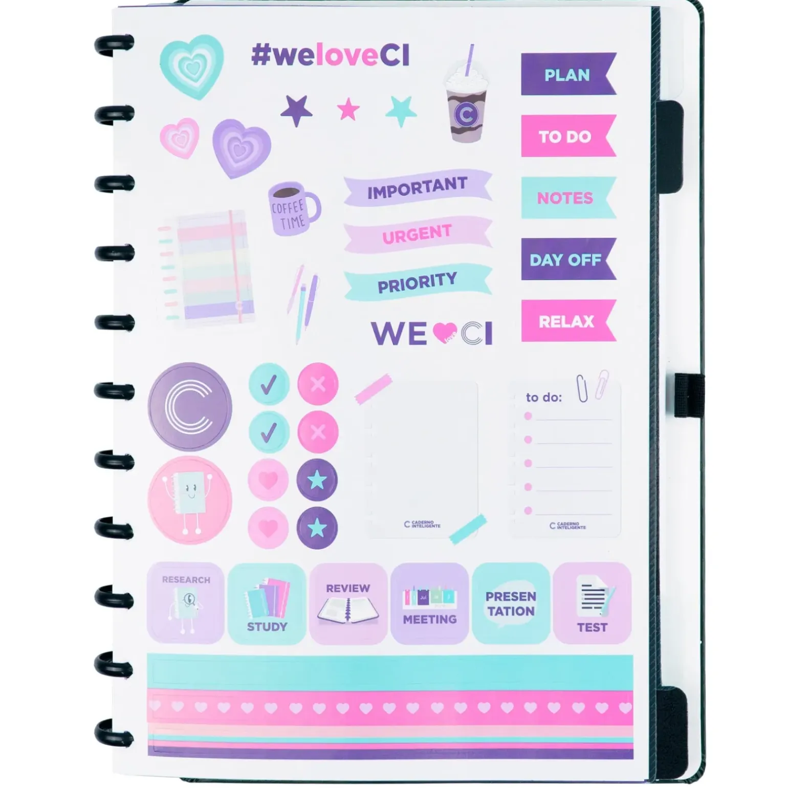 Caderno Inteligente Grande Dark Green