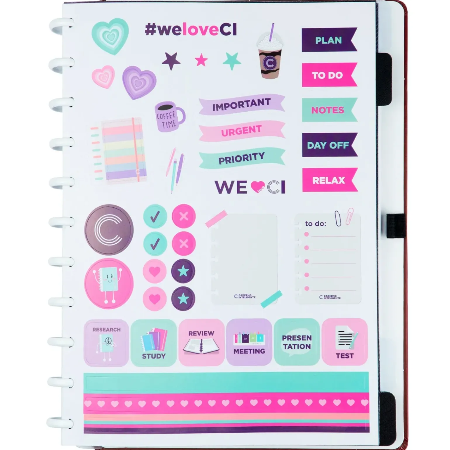 Caderno Inteligente Grande Mocha