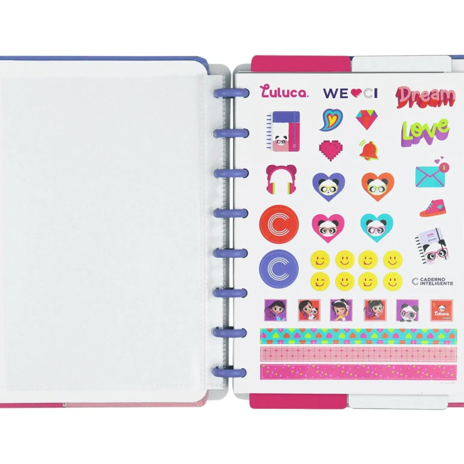 Caderno Inteligente Grande Pandalu by Luluca