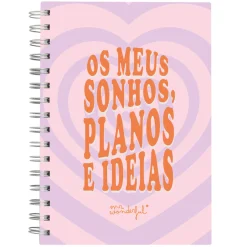 Caderno - Os Meus Sonhos, Planos E Ideia