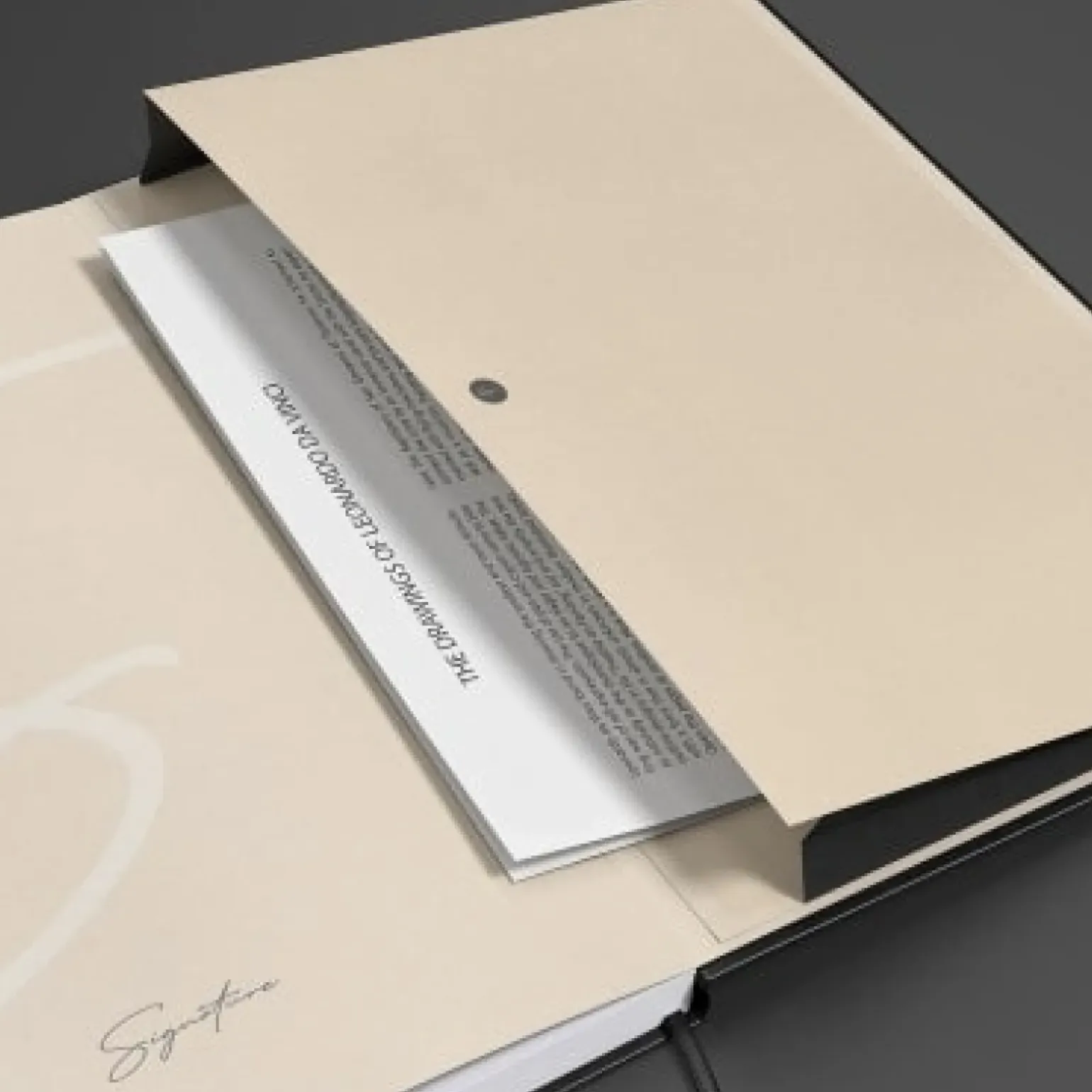 Caderno Signature Liso Preto (artigo sortido)