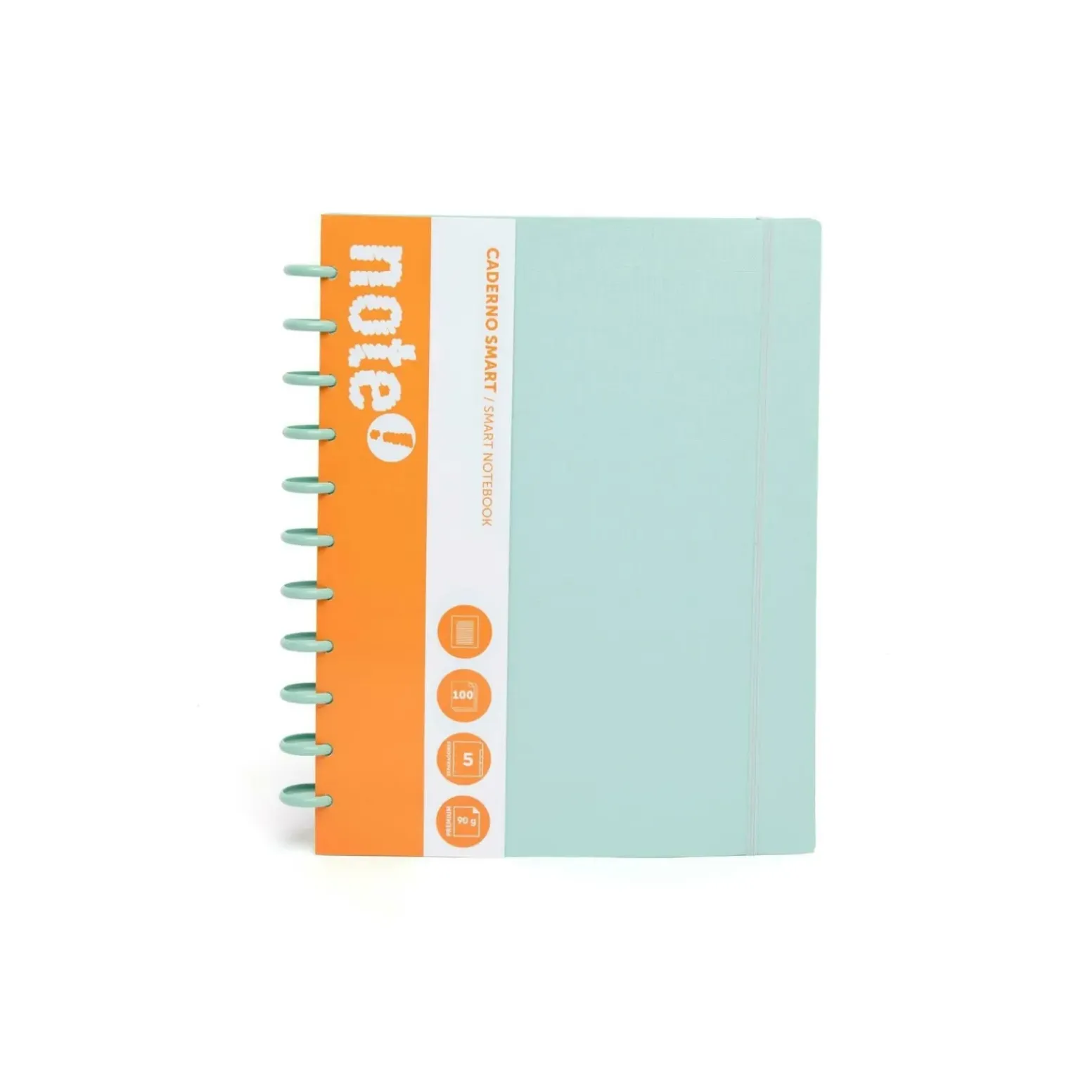 Caderno Smart A4 Azul Pastel