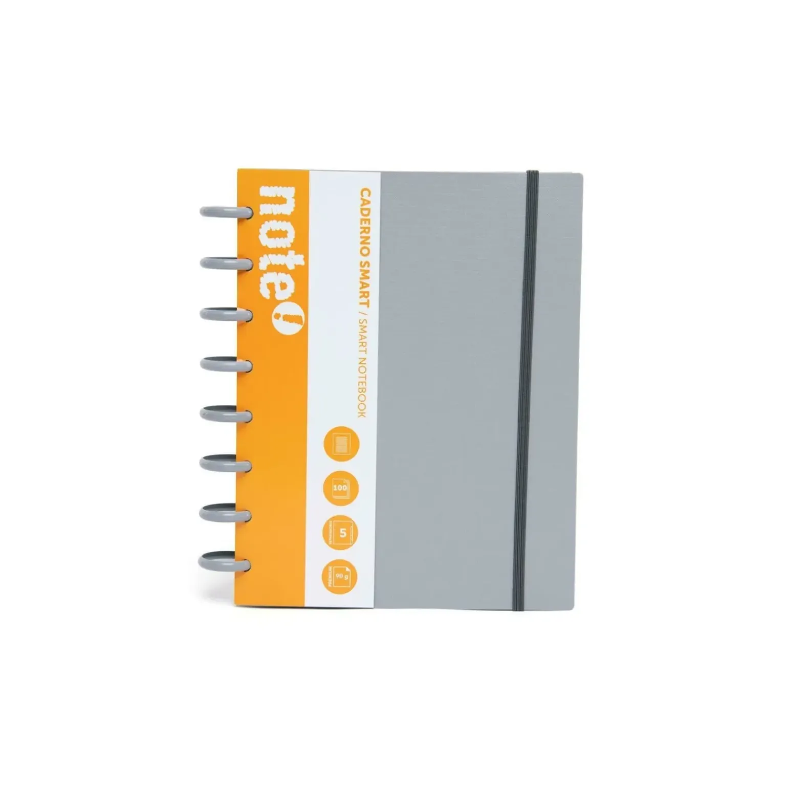 Caderno Smart A5 Cinza