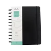 Caderno Smart A4 com Elástico e Suporte Esferográfica 80 Folhas Pautado Preto Talia