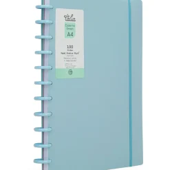 Caderno Smart A4 com Elástico 100 Folhas Artic Ice Talia