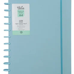 Caderno Smart A4 com Elástico 100 Folhas Artic Ice Talia