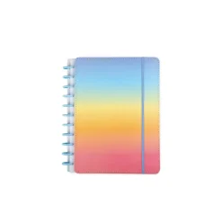 Caderno Smart A4 com Elástico 80 Folhas Pautado Degrade Azul Talia