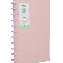 Caderno Smart A4 Pautado 100 Folhas Rosa Pastel Talia