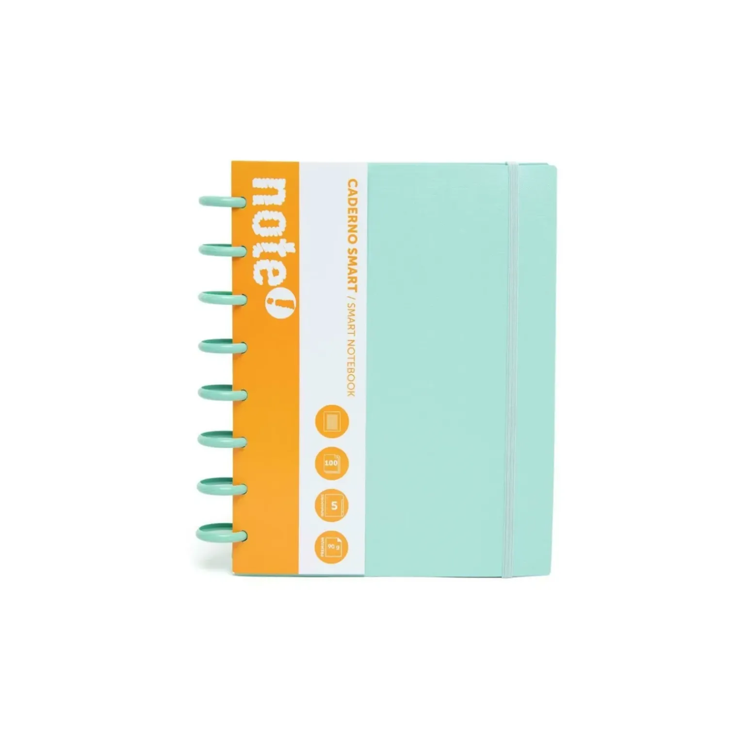 Caderno Smart A5 Verde Pastel