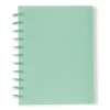 Caderno Smart com Elástico Espiral A4 Pautado Verde