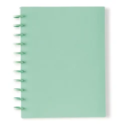 Caderno Smart com Elástico Espiral A4 Pautado Verde