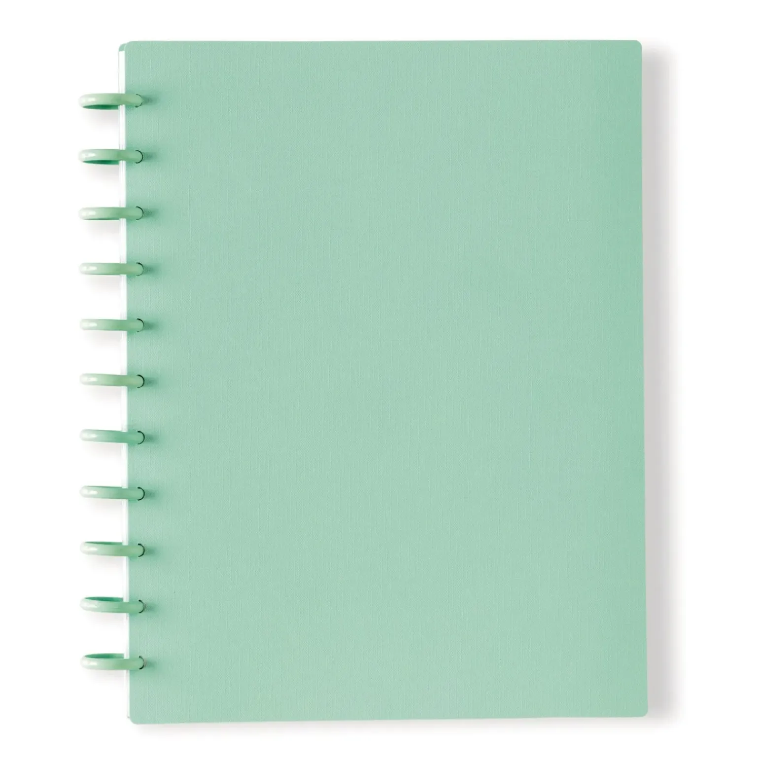 Caderno Smart com Elástico Espiral A4 Pautado Verde