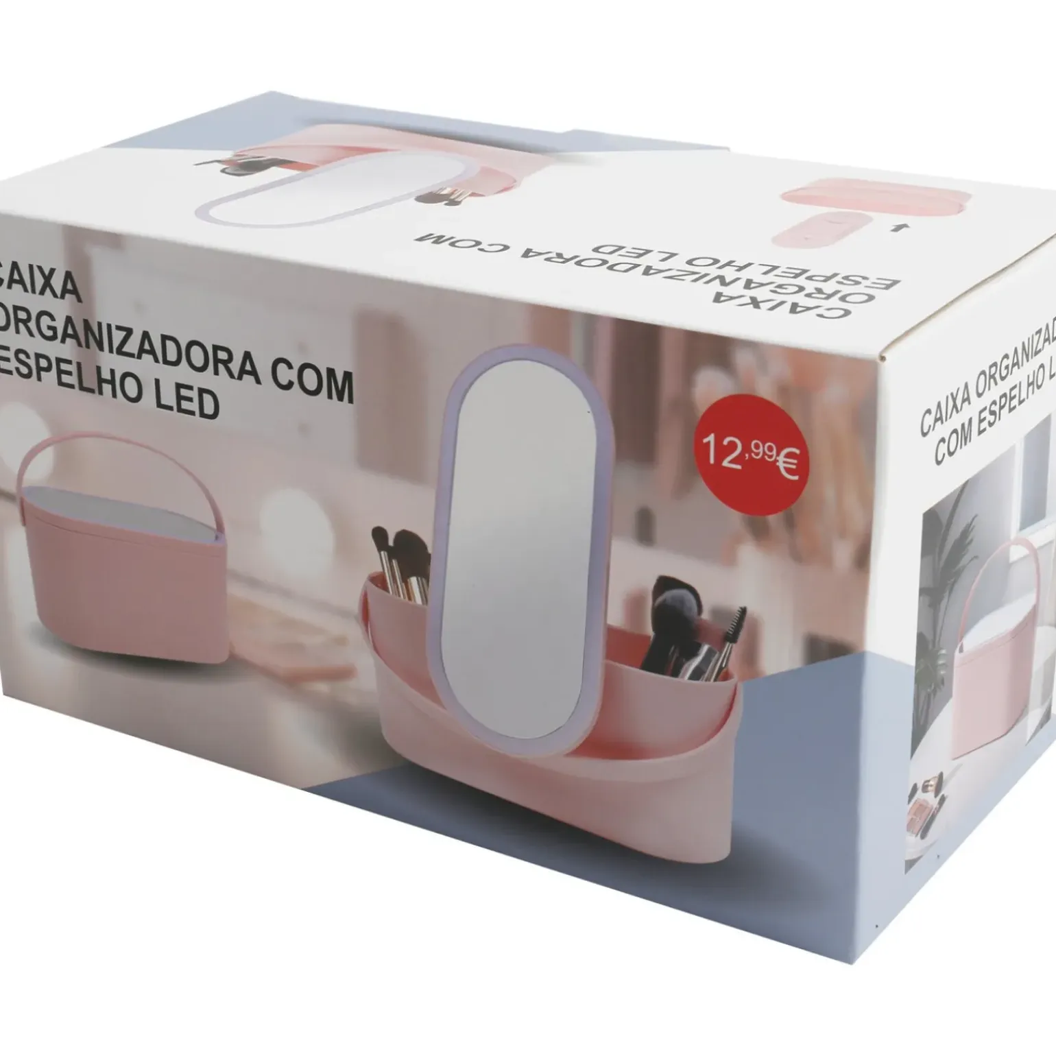 Caixa De Maquilhagem Com Espelho Led