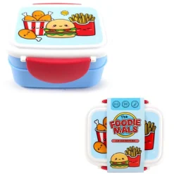 Caixa Lanche com Talheres - Foodiemals