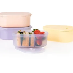Caixa Lanche Silicone Rosa