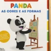 Canal Panda - as Cores e as Formas de Diana Almeida - Livro com Ábaco em Madeira