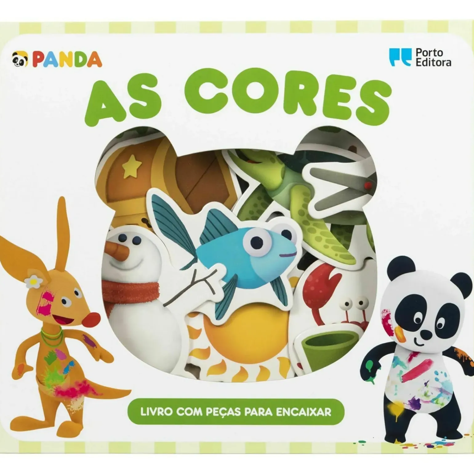Canal Panda - as Cores - Livro com Peças para Encaixar