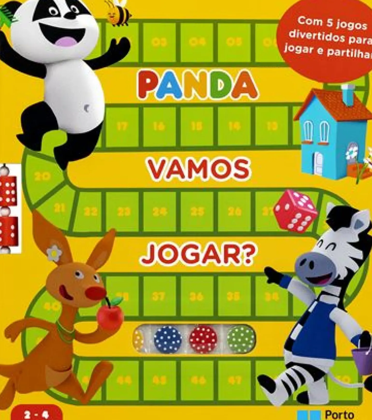 Canal Panda - Vamos Jogar? - com 5 Jogos de Tabuleiro para Jogar e Partilhar
