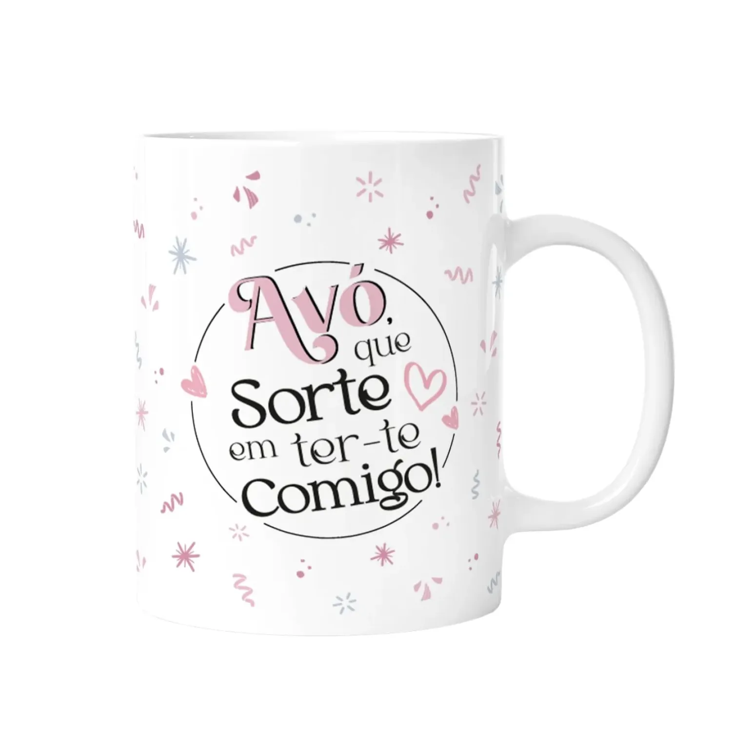 Caneca - Avó, Que Sorte Em Ter-Te Comigo