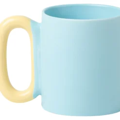 Caneca Azul com Asa Amarela Creative