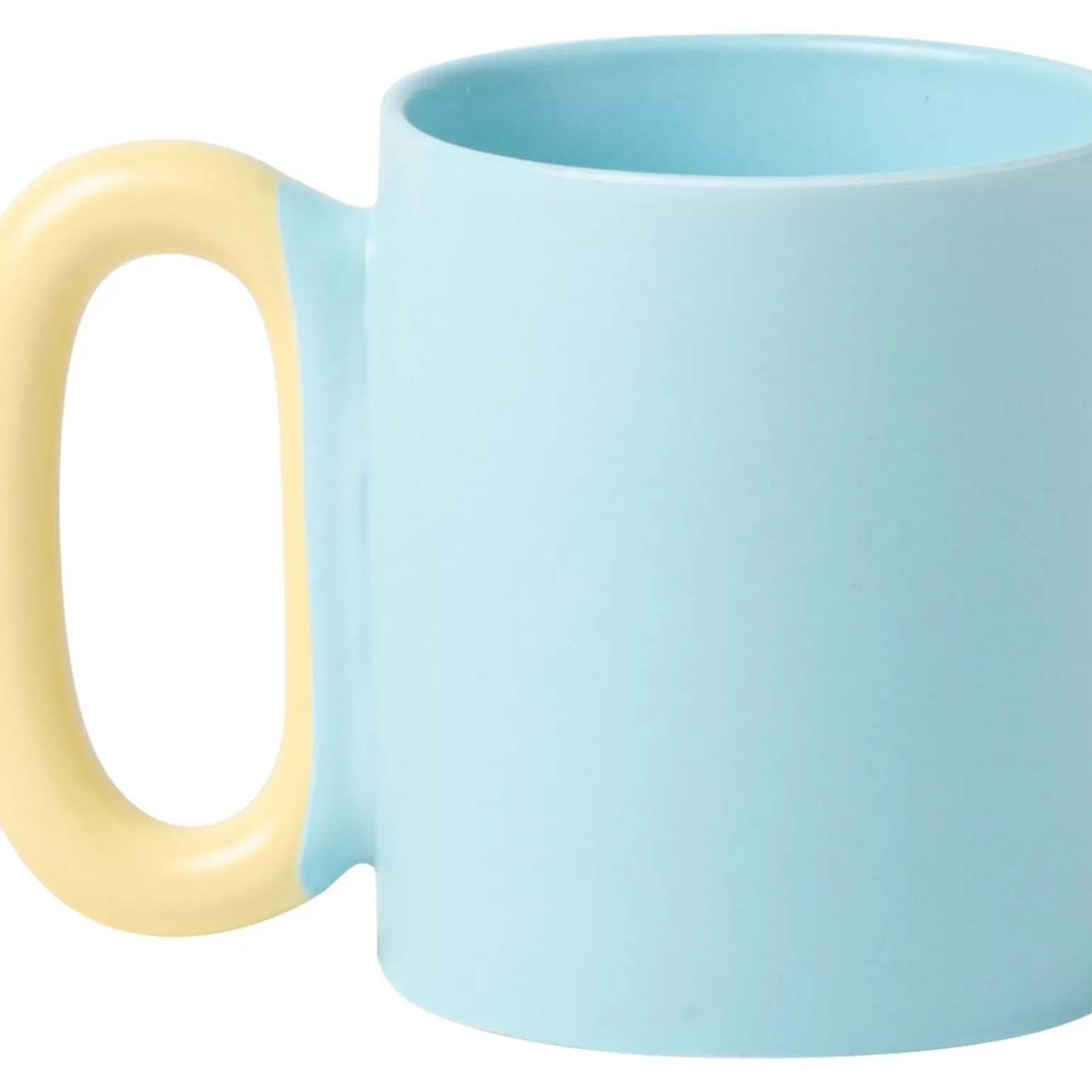 Caneca Azul com Asa Amarela Creative
