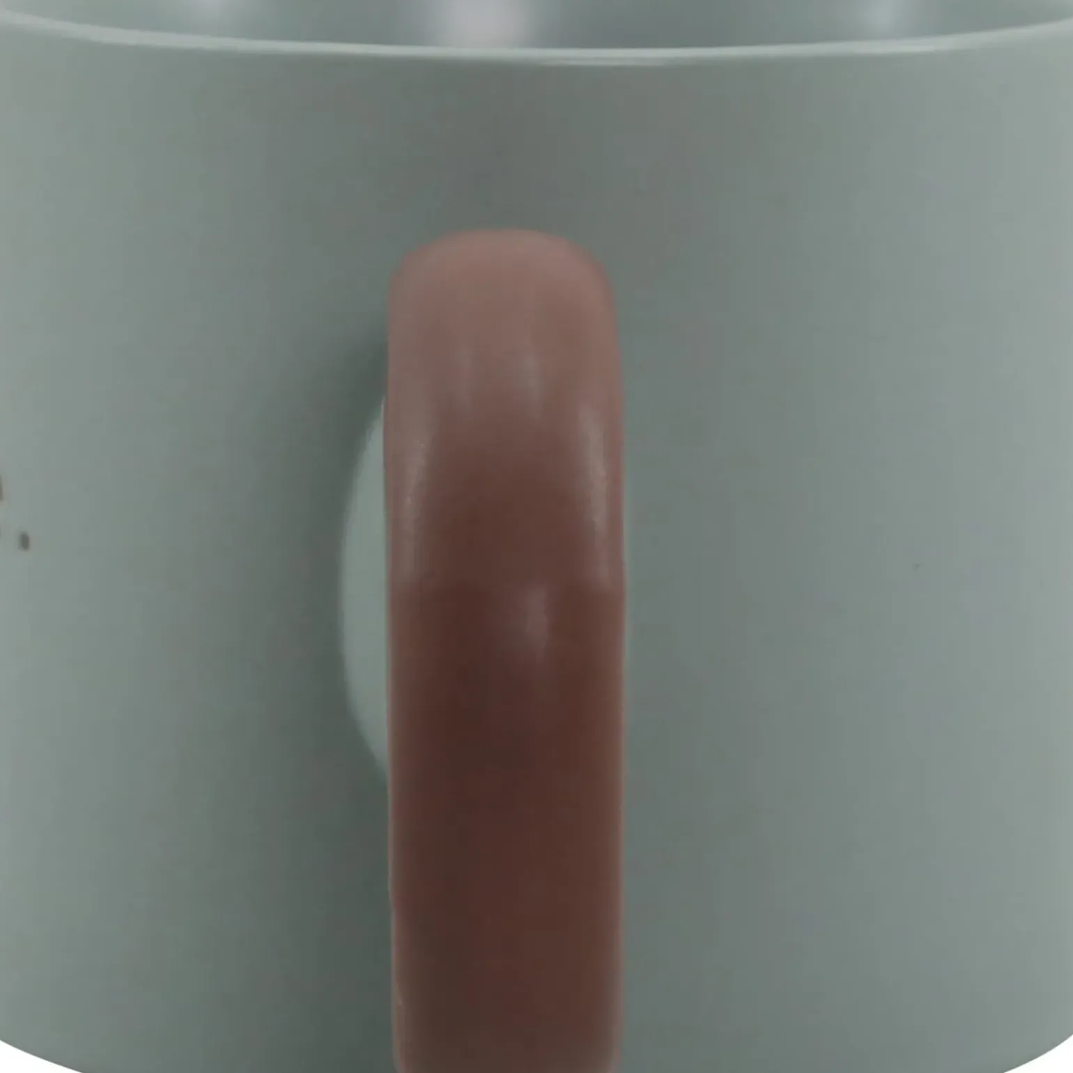 Caneca Azul Home com Asa Castanha